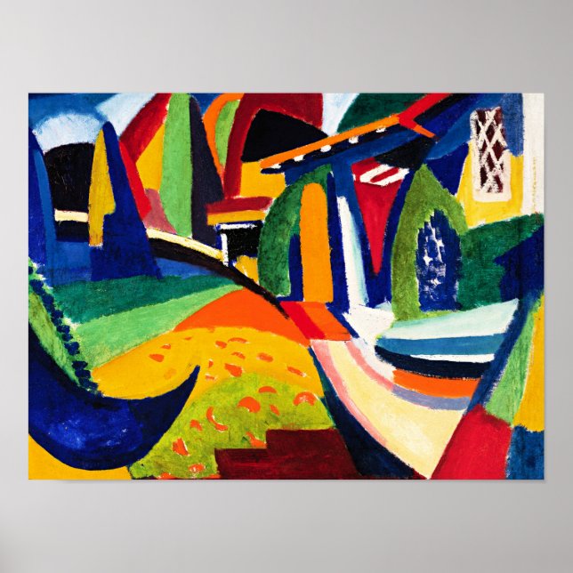 Póster Sayen - Scheherazade, pintura colorida (Frente)