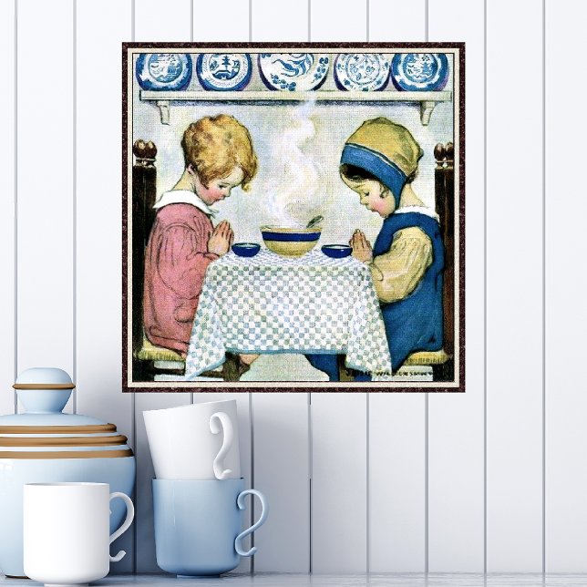 Póster Saying Grace de Jessie Willcox Smith (Subido por el creador)