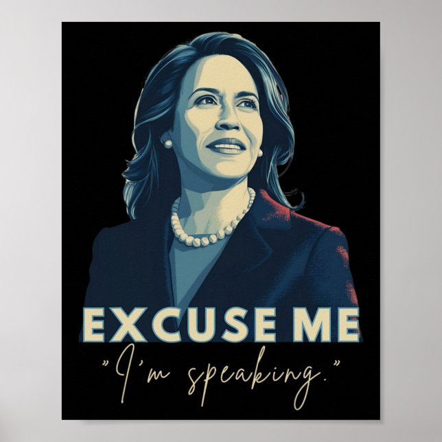 Póster Saying Harris 2024 Kamala Harris Para Presidente (Frente)