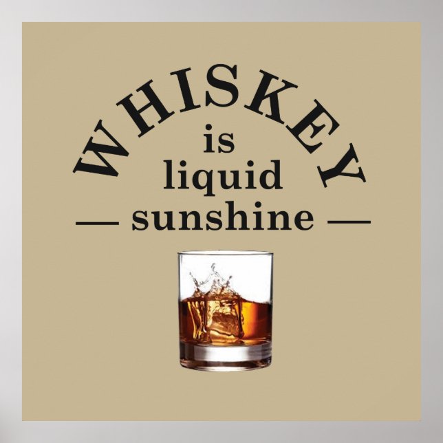 Póster sayings de whisky citas slogan de whisky (Frente)