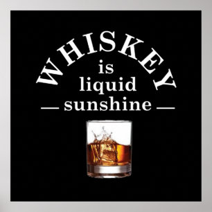 Póster sayings de whisky citas slogan de whisky