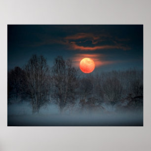 Póster Scalenghe en Piamonte, Italia