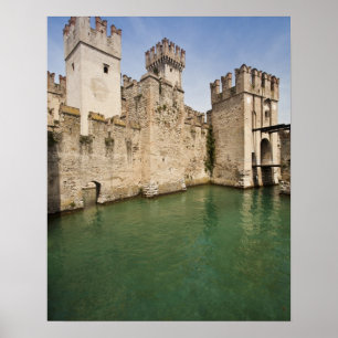 Póster Scaliger Castle, Sirmione, Brescia Province,