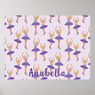 Póster Scandinavian Ballet Ballerina Girls