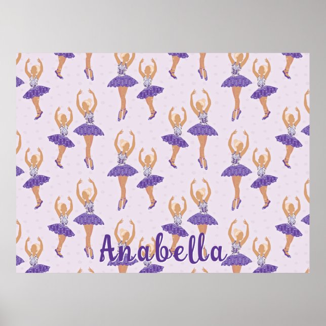 Póster Scandinavian Ballet Ballerina Girls (Frente)