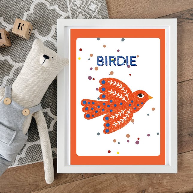 Póster Scandinavian Birdie Kids Wall Art - Person (Subido por el creador)