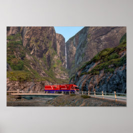 Póster Scania 141 på vej til Honningsvåg, Norge
