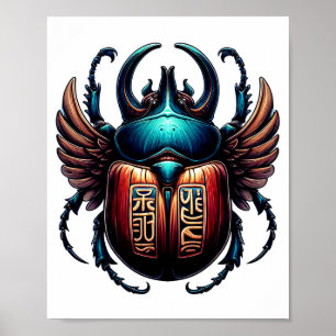 Póster Scarab Beetle Poster