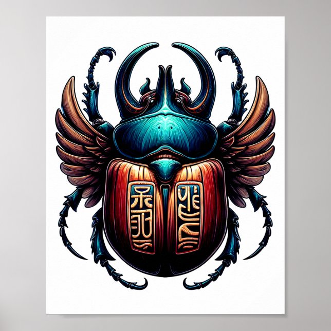 Póster Scarab Beetle Poster (Frente)