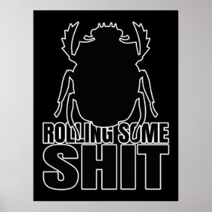 Póster Scarabaeus Scarabaeus Sacred Scarab - Entomología