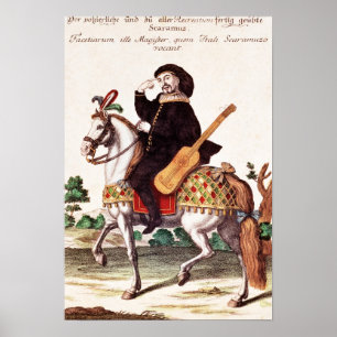 Póster Scaramouche a caballo
