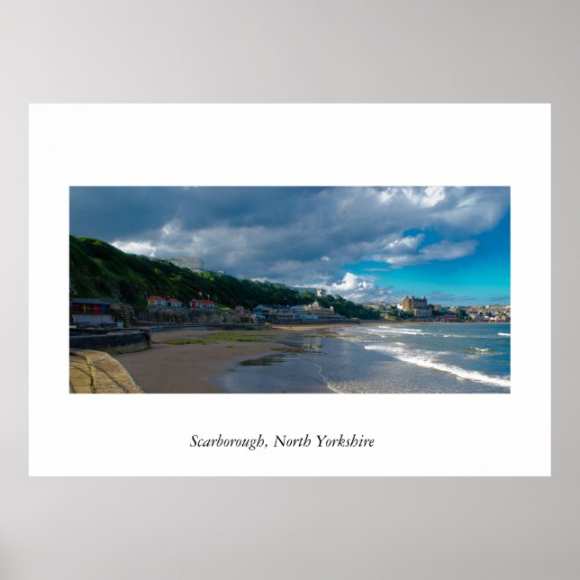 Póster Scarborough, North Yorkshire (Frente)