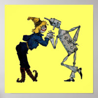 Scarecrow y Tin Man Poster