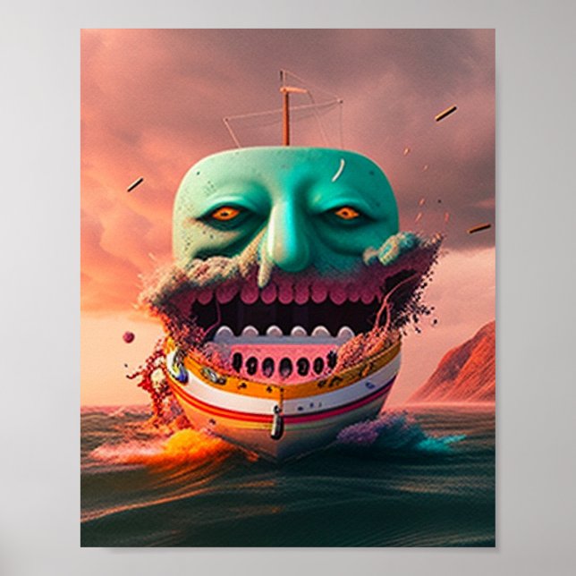 Póster Scary Boat (Frente)