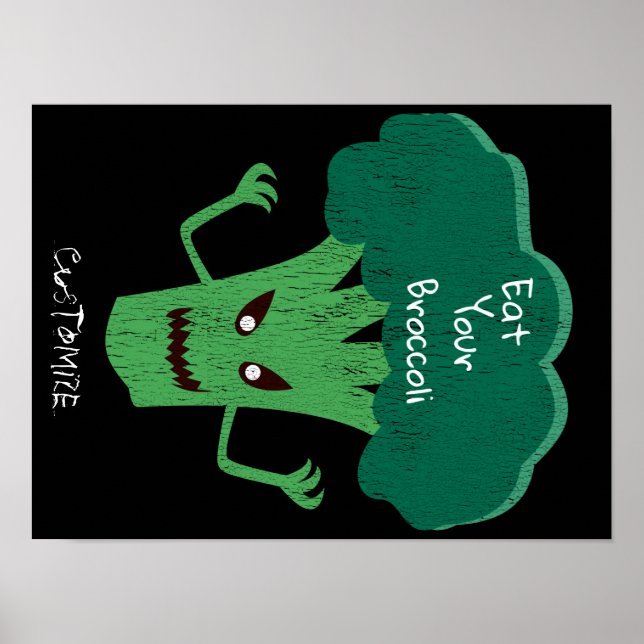 Póster Scary Broccoli Thunder_Cove (Frente)