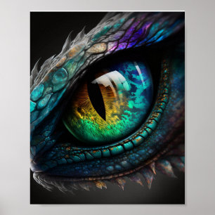 Póster Scary Dragon Eye