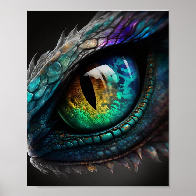 Póster Scary Dragon Eye (Frente)