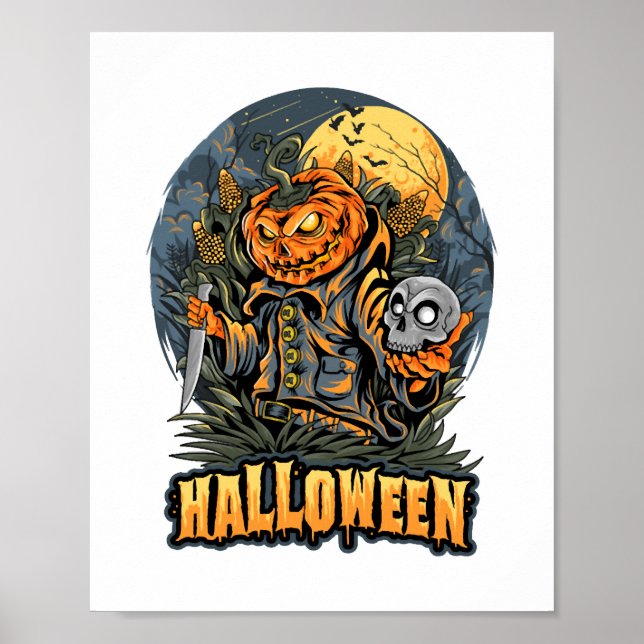 Póster Scary Halloween (Frente)