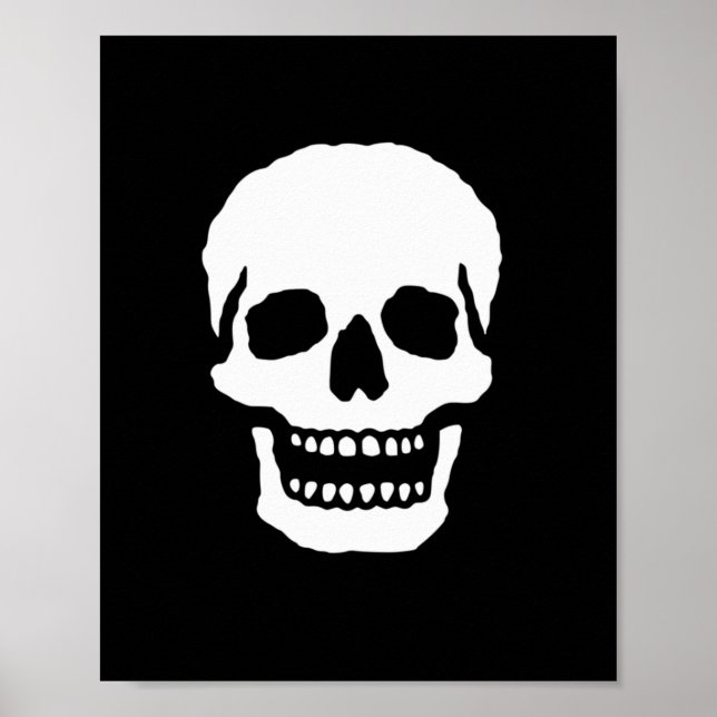 Póster Scary Laughing Skull (Frente)
