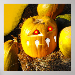 Póster Scary pumpkin