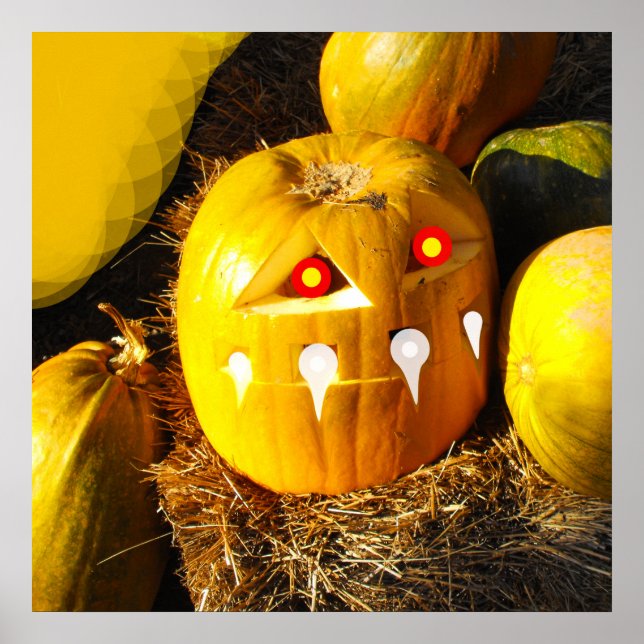 Póster Scary pumpkin (Frente)