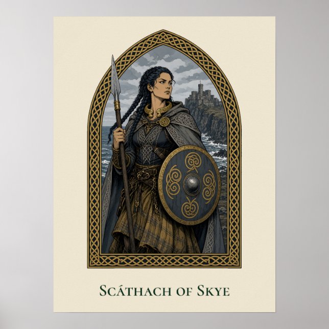 Póster Scathach de Skye (Frente)