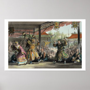 Póster Scene from the Spectacle of 'The Sun and Moon', fr