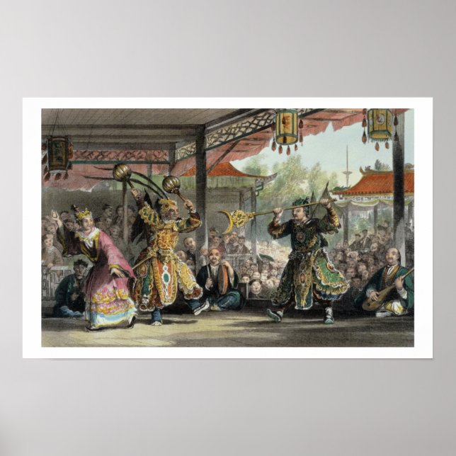 Póster Scene from the Spectacle of 'The Sun and Moon', fr (Frente)