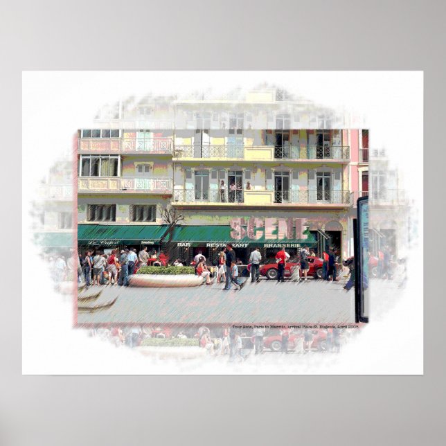 Póster SCENE Tour Auto (Frente)