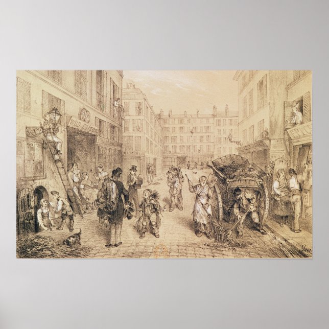 Póster Scenes and Morals of Paris (Frente)