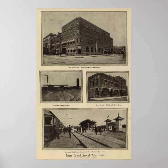 Póster Scenes, Boise, Idaho (Frente)