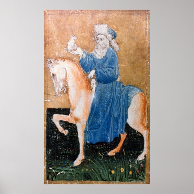 Póster Scenes of courtly hawking (Frente)