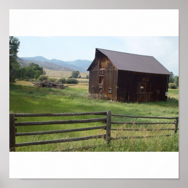 Póster Scenic barns (Frente)