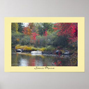 Póster Scenic Maine