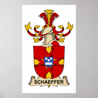 Póster Schaeffer Family Crest