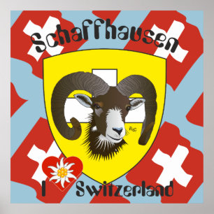 Póster Schaffhausen - Schweiz - Suisse - Svizzera Poster