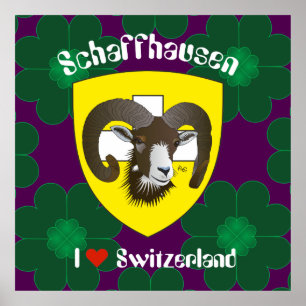 Póster Schaffhausen - Schweiz - Suisse - Svizzera Poster