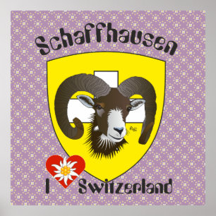 Póster Schaffhausen - Schweiz - Suisse - Svizzera Poster