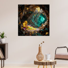 Póster Schatzhöhle im Licht