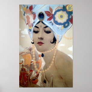 Póster Scheherazade de Alberto Vargas (1921)