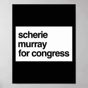 Póster Scherie Murray para el Congreso Ny Pro Trump Elecc