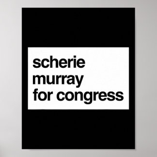 Póster Scherie Murray para el Congreso Ny Pro Trump Elecc