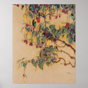 Póster Schiele - Árbol del sol 1910