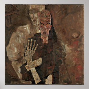 Póster Schiele - Auto Seers (Muerte Y Hombre)
