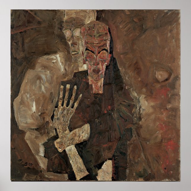 Póster Schiele - Auto Seers (Muerte Y Hombre) (Frente)