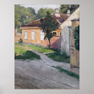 Póster Schiele - Casa En Hutteldorf