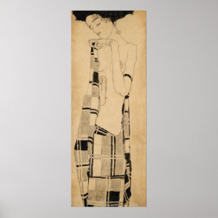 Póster Schiele - Chica permanente