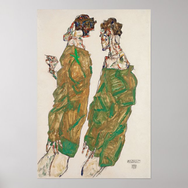 Póster Schiele - Devoción (Frente)