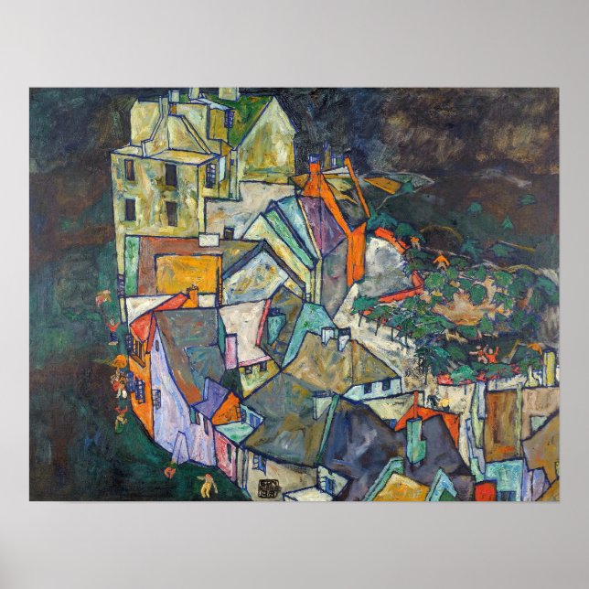 Póster Schiele - Fin De Pueblo (Frente)