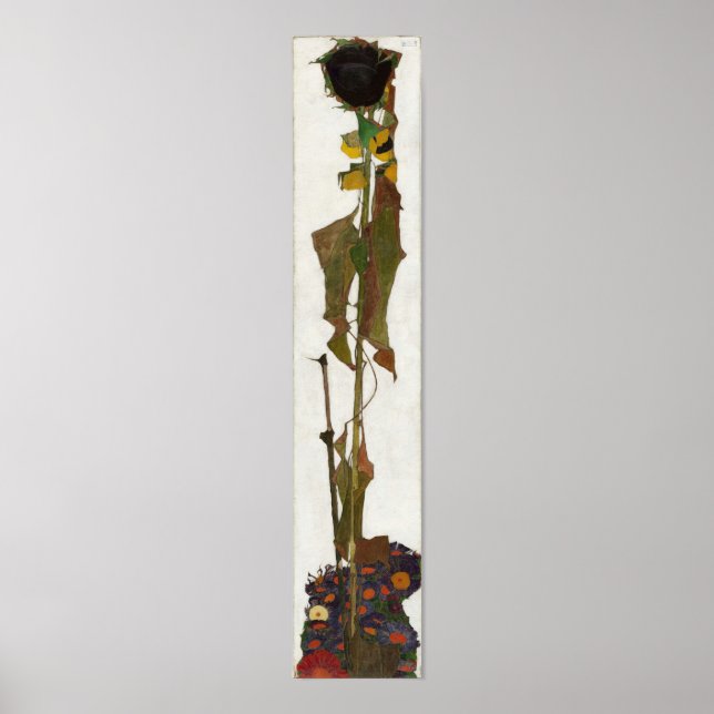 Póster Schiele - Girasoles 1909 (Frente)